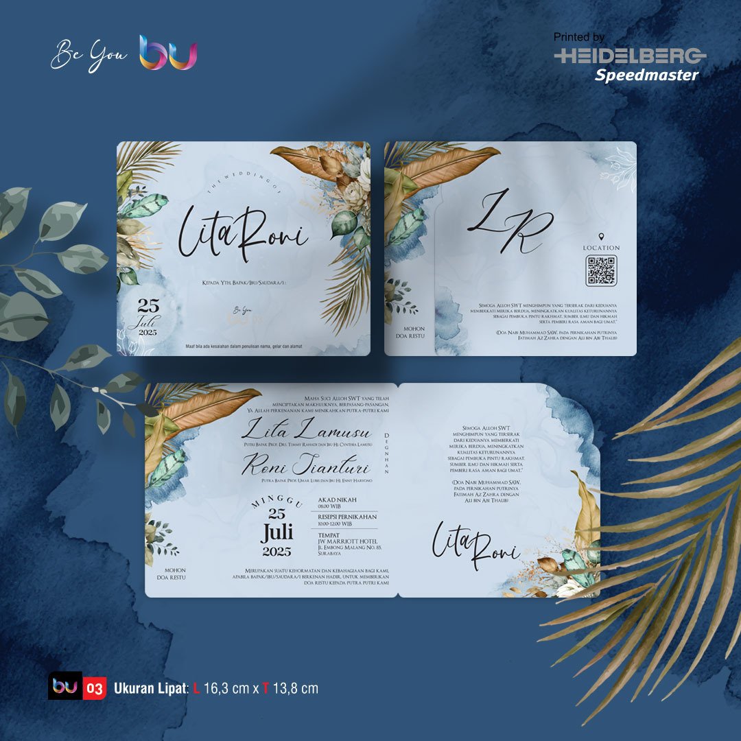 Undangan Pernikahan | Seri Be You 03