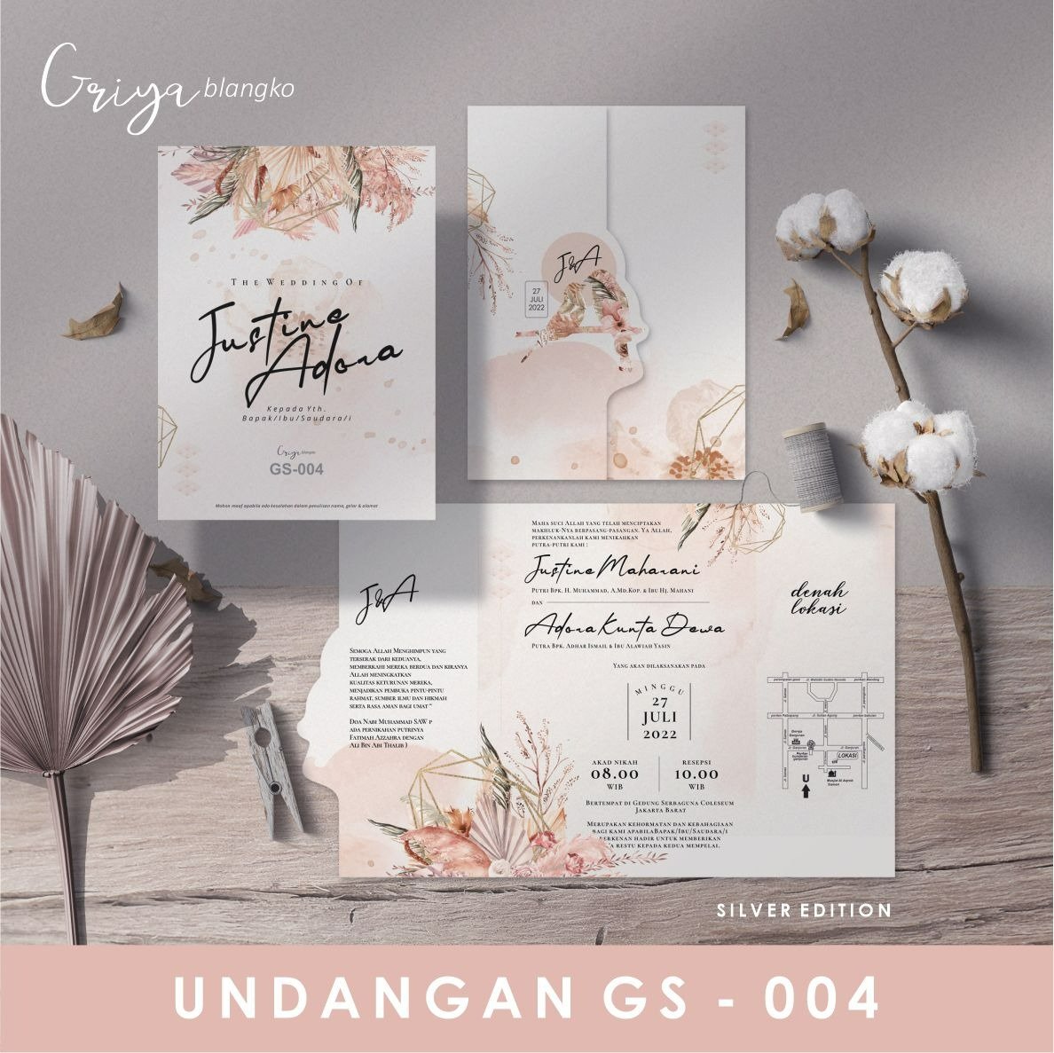 Undangan Nikah | Seri Griya Silver 004