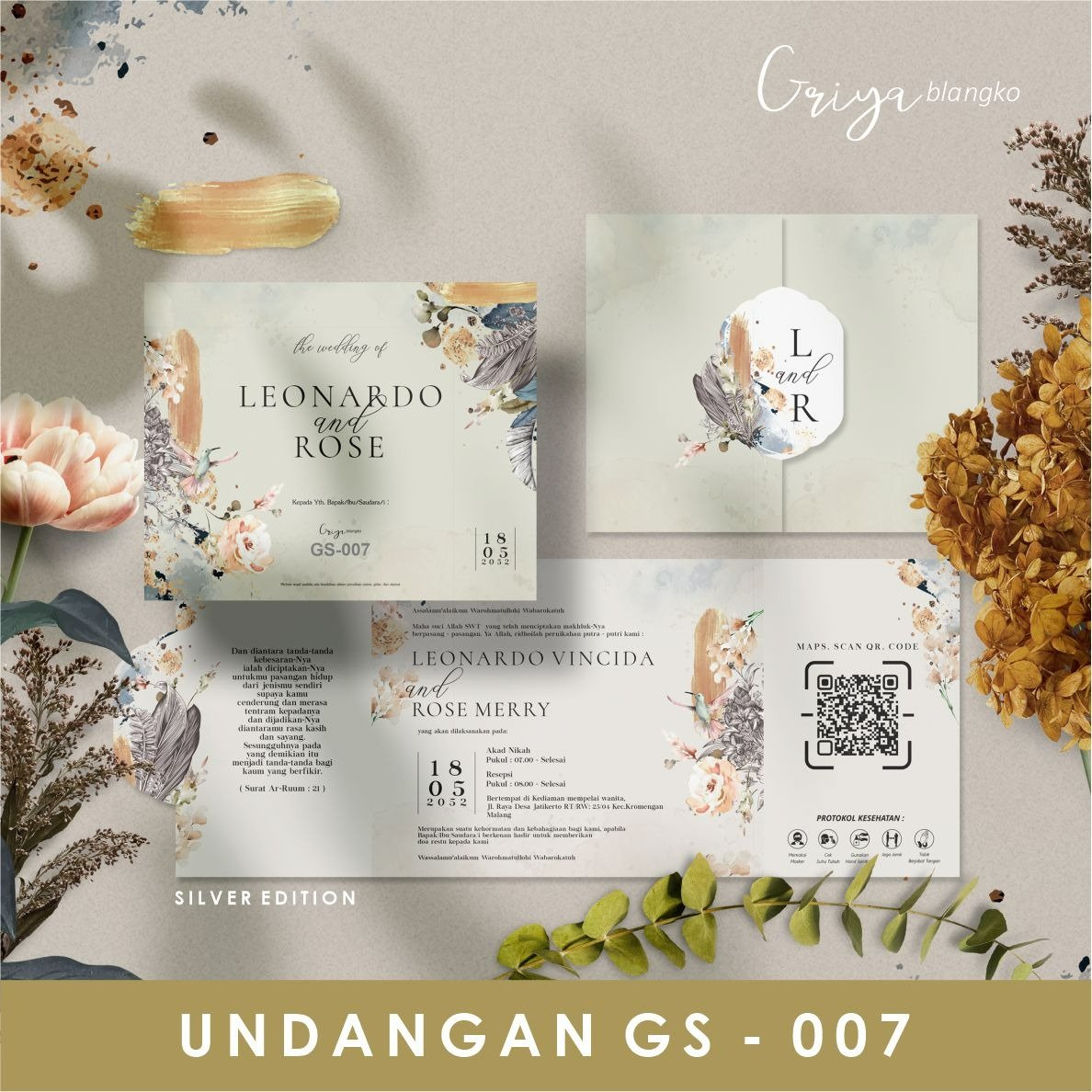Undangan Nikah | Seri Griya Silver 007