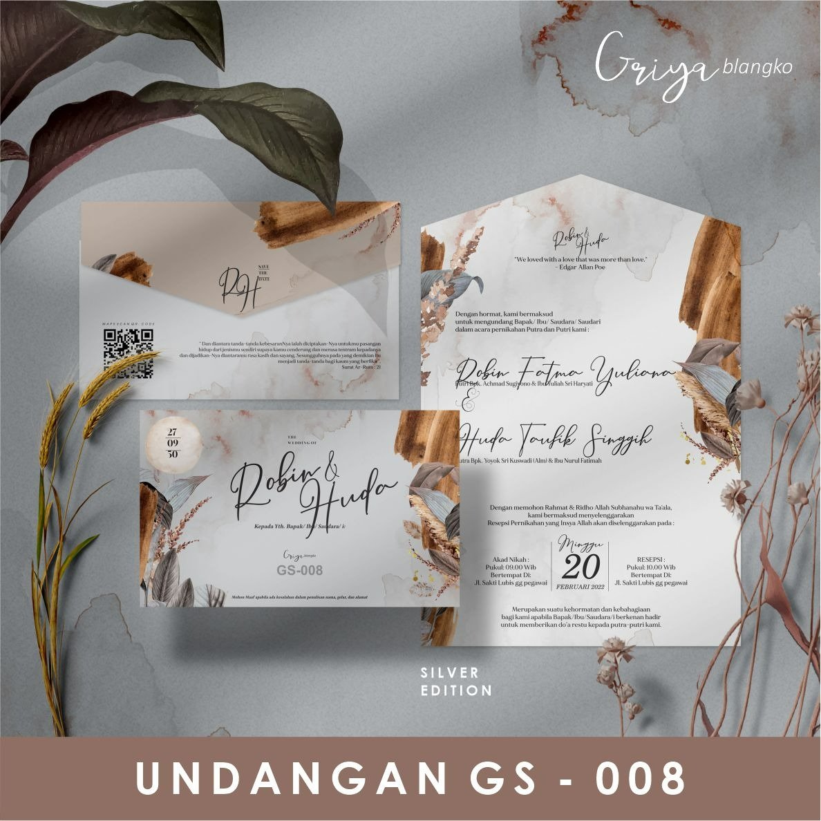Undangan Nikah | Seri Griya Silver 008