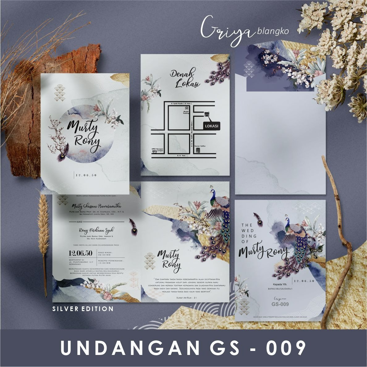 Undangan Nikah | Seri Griya Silver 009