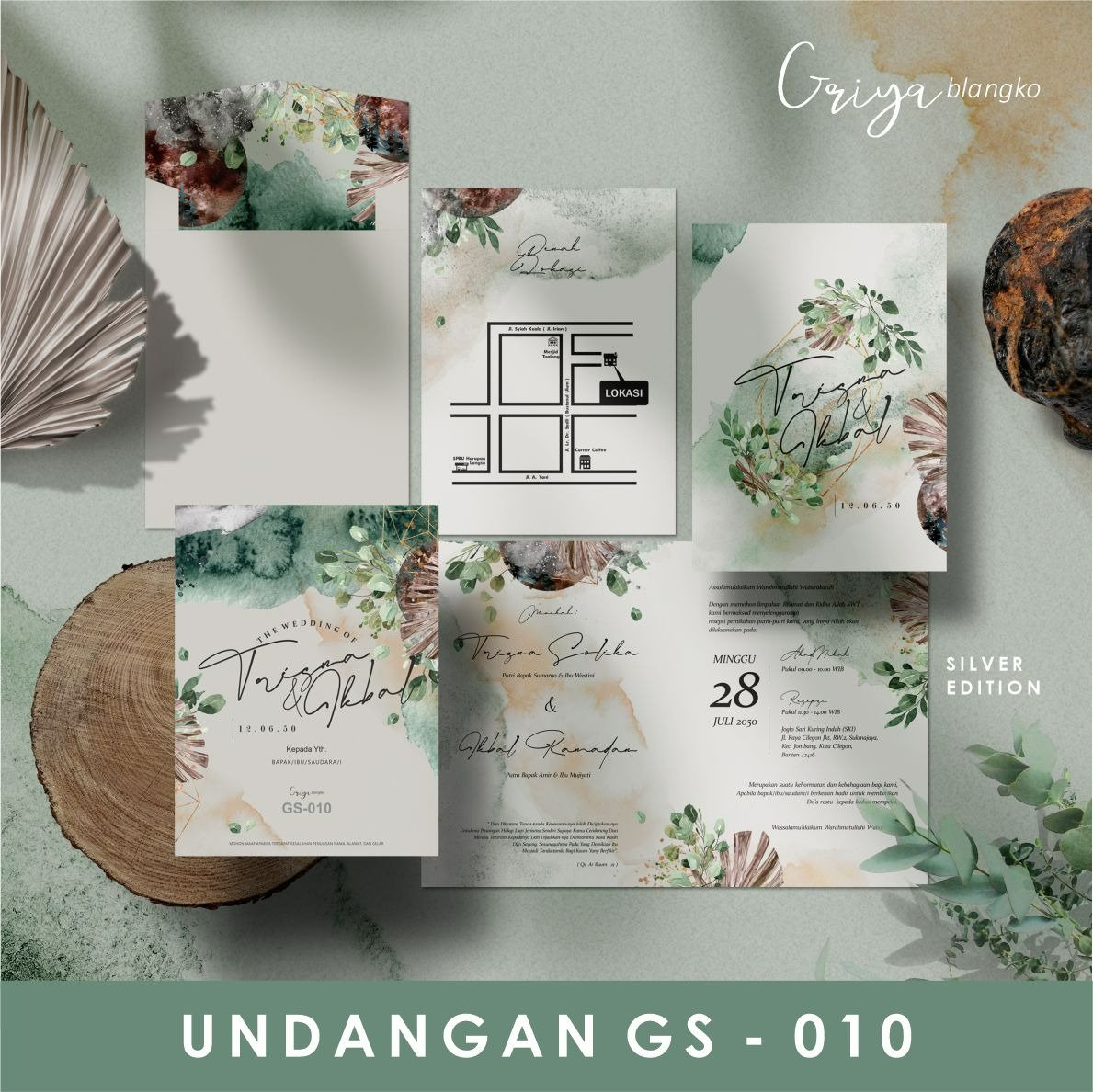 Undangan Nikah | Seri Griya Silver 010