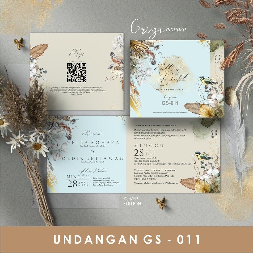 Undangan Nikah | Seri Griya Silver 011