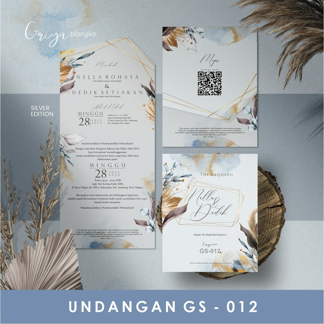 Undangan Nikah | Seri Griya Silver 012