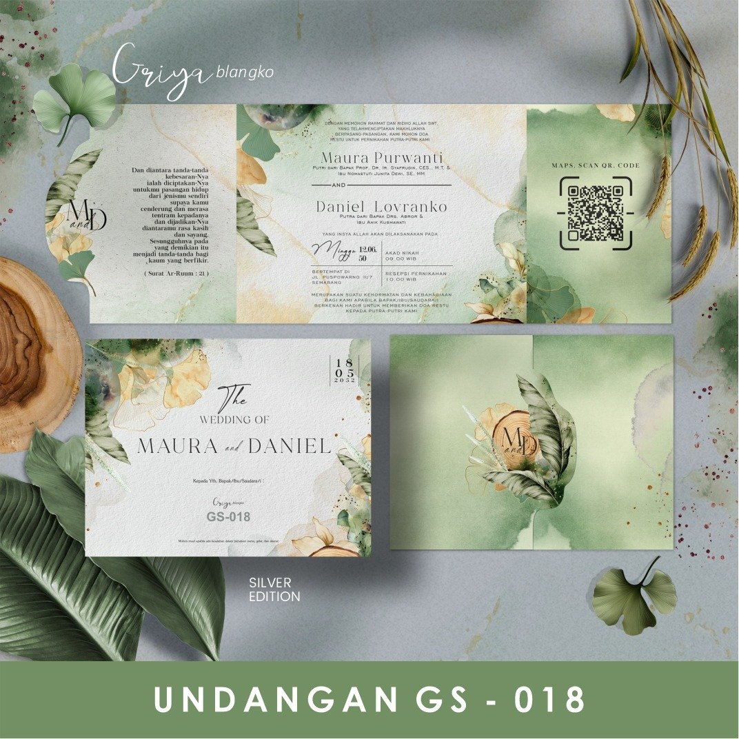 Undangan Nikah | Seri Griya Silver 018