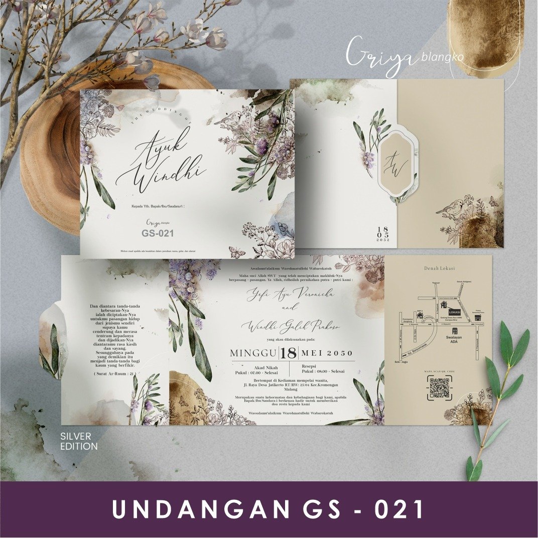 Undangan Nikah | Seri Griya Silver 021