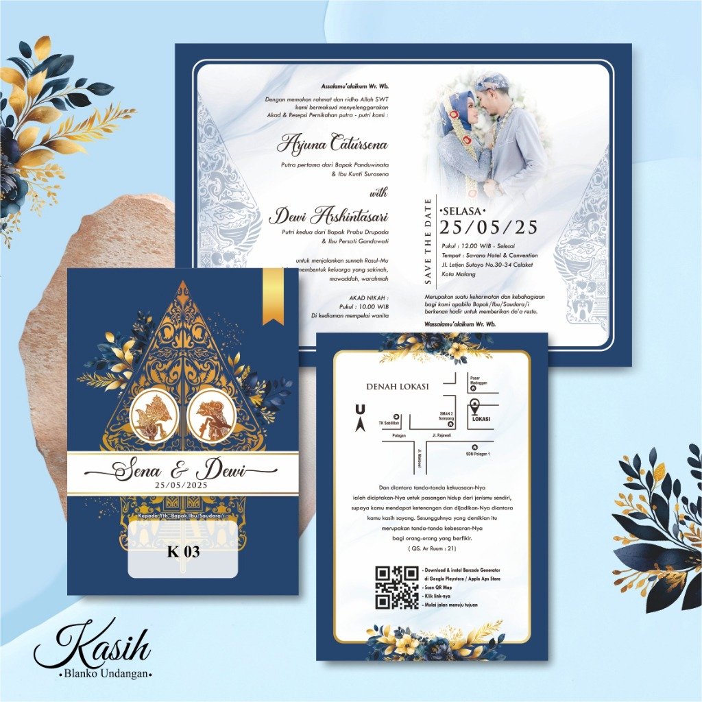 Undangan Nikah | Seri Kasih 03