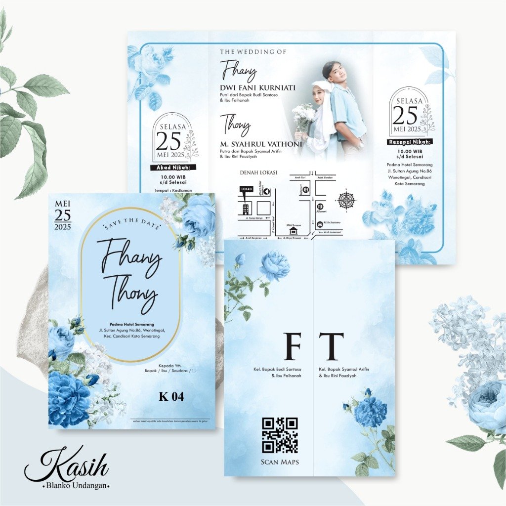 Undangan Nikah | Seri Kasih 04