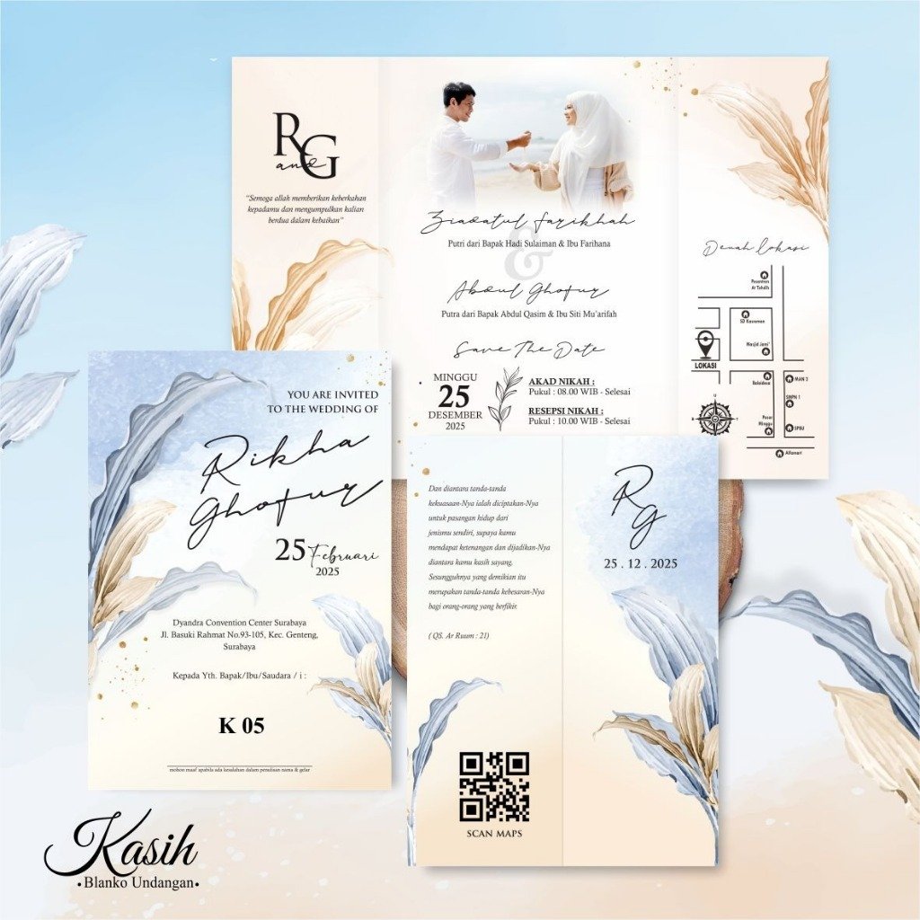 Undangan Nikah | Seri Kasih 05