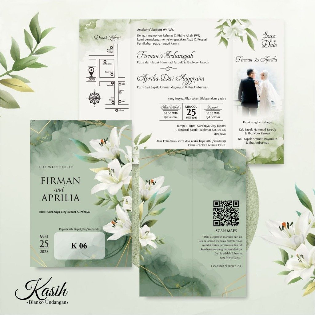 Undangan Nikah | Seri Kasih 06