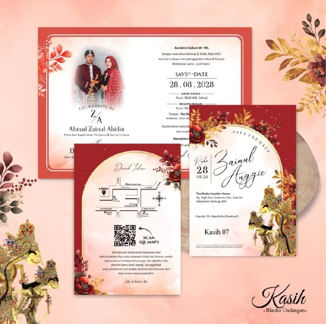 Undangan Nikah | Seri Kasih 07
