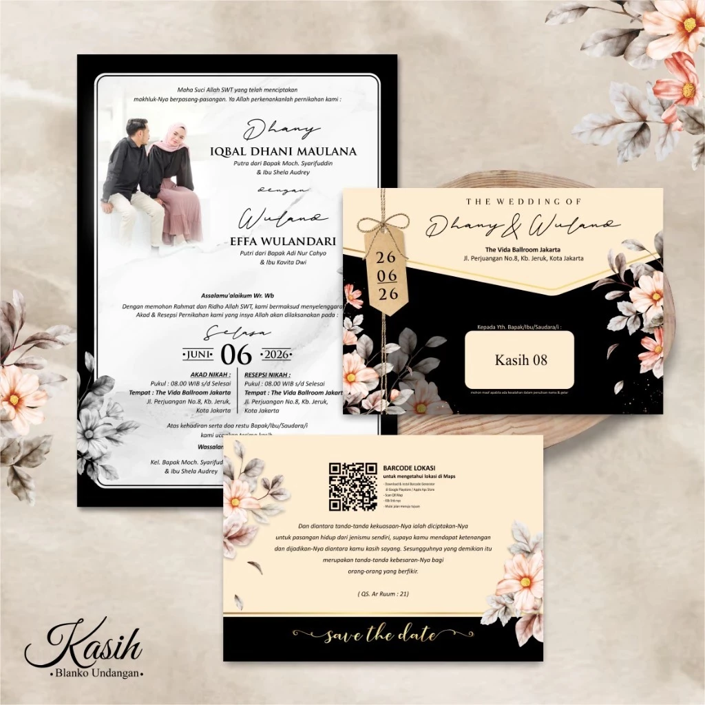 Undangan Nikah | Seri Kasih 08