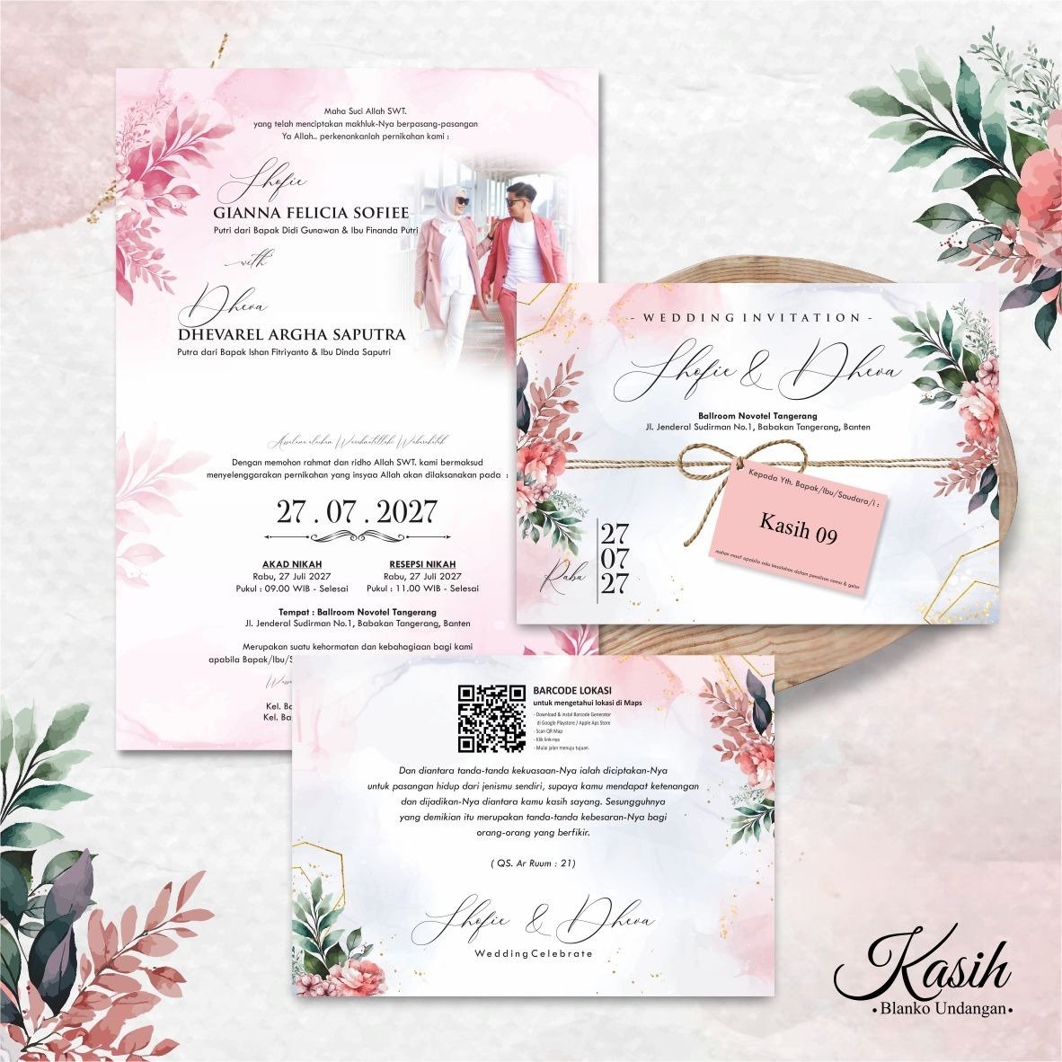 Undangan Nikah | Seri Kasih 09