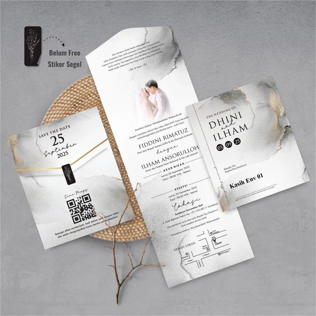 Undangan Nikah | Seri Kasih Env 01