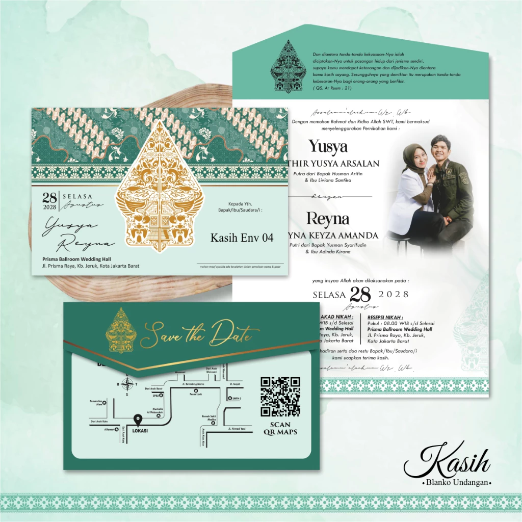 Undangan Nikah | Seri Kasih Env 04