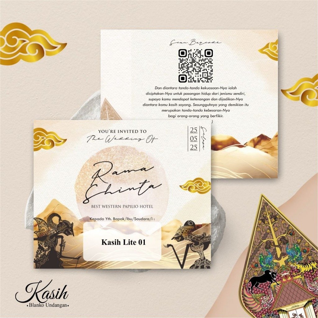 Undangan Nikah | Seri Kasih Lite 01