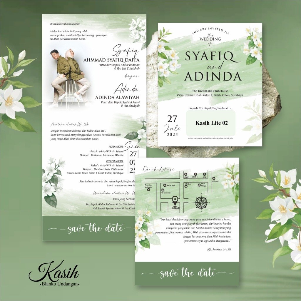 Undangan Nikah | Seri Kasih Lite 02