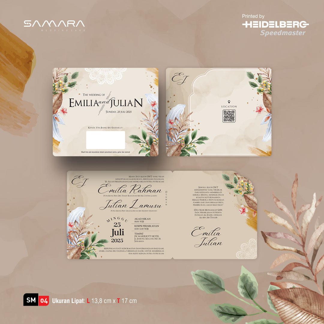 Undangan Nikah | Seri SAMARA 04